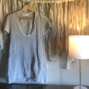 short sleeve sweater tunic